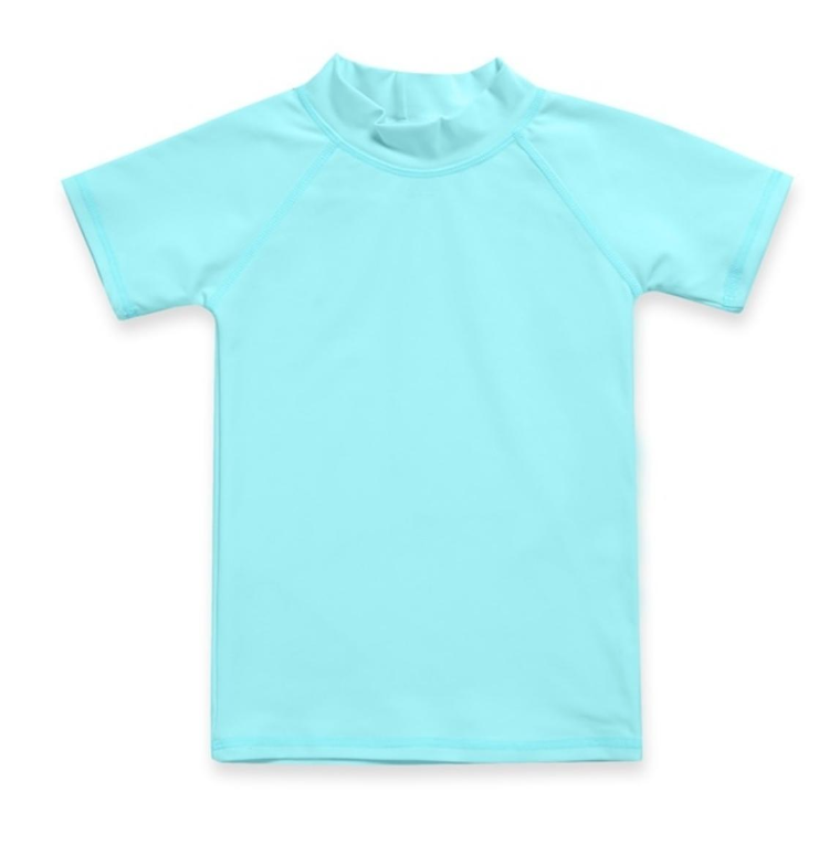 Boys Short Sleeve Rash Guard Swim Shirt - Vaenait Baby