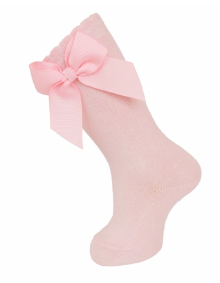 Knee High Socks w/ Side Bow - CARLOMAGNO