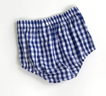 Boys Gingham Diaper Covers