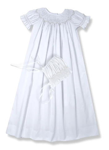 Smocked Gown & Bonnet Set - Lullaby Set