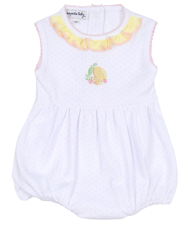 Fresh Embroidered Lemons Collection - Magnolia Baby