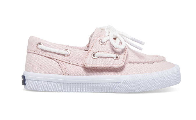 Pink Sperry Bahama Jr Boat Shoes