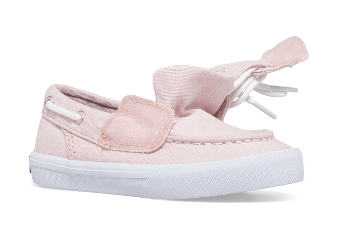 Pink Sperry Bahama Jr Boat Shoes