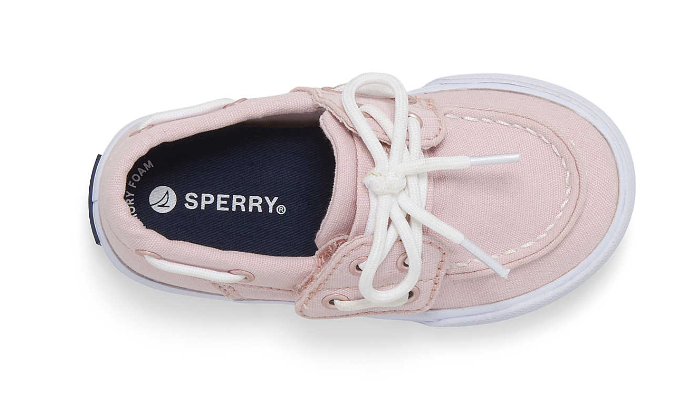 Pink Sperry Bahama Jr Boat Shoes