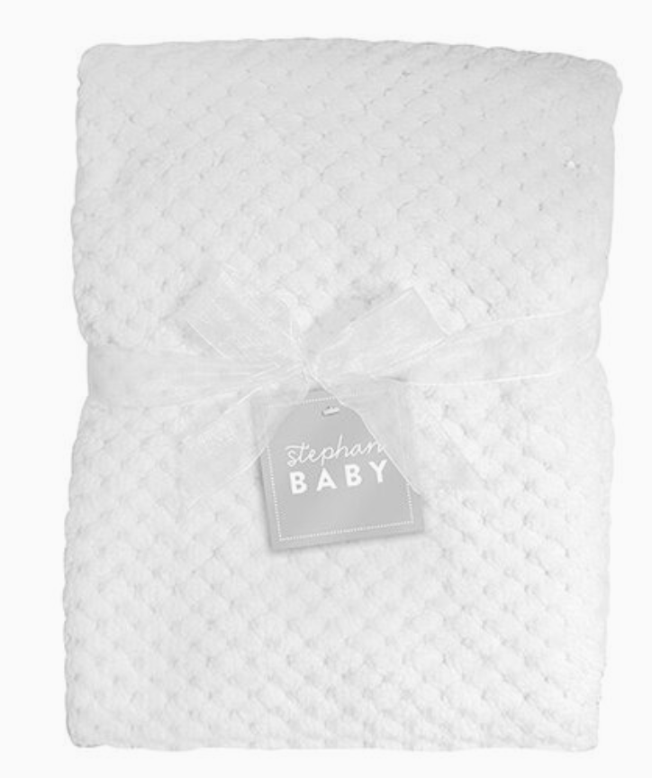 Soft White Gift Blanket - Stephen Baby