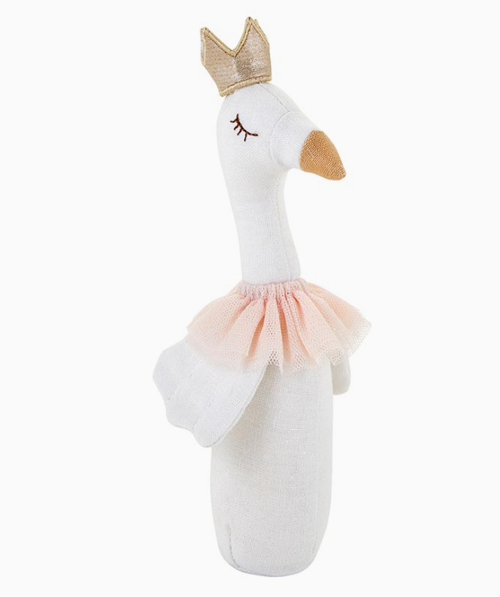 Swan Princess Baby Rattle - Stephan Baby