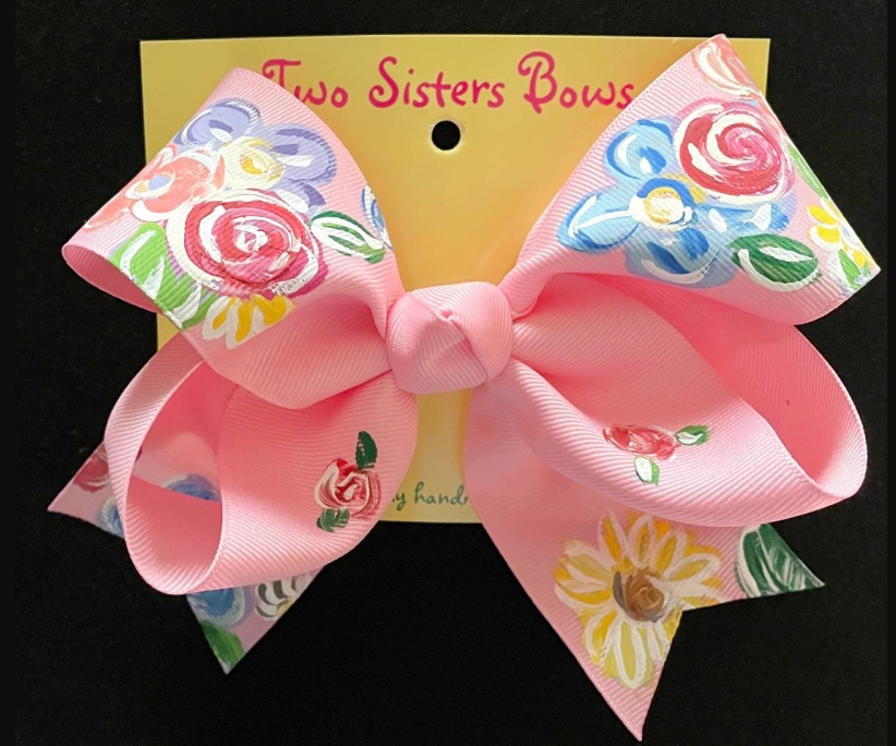 Hand Painted Bows - Two Sisters Bows