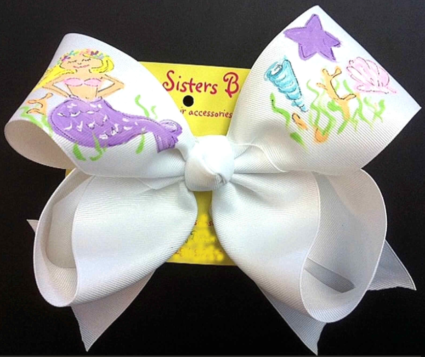 Hand Painted Bows - Two Sisters Bows