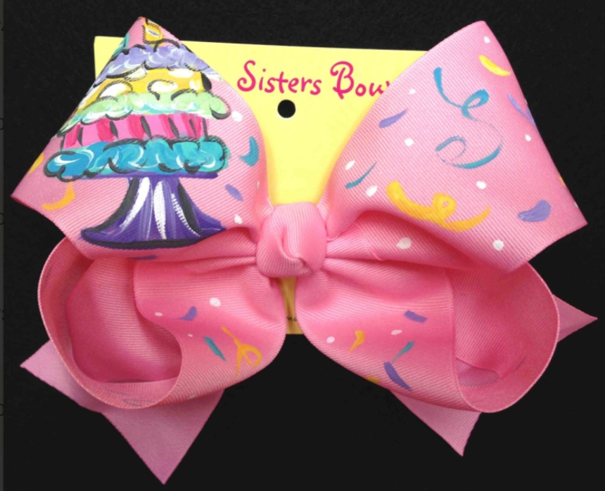 Hand Painted Bows - Two Sisters Bows