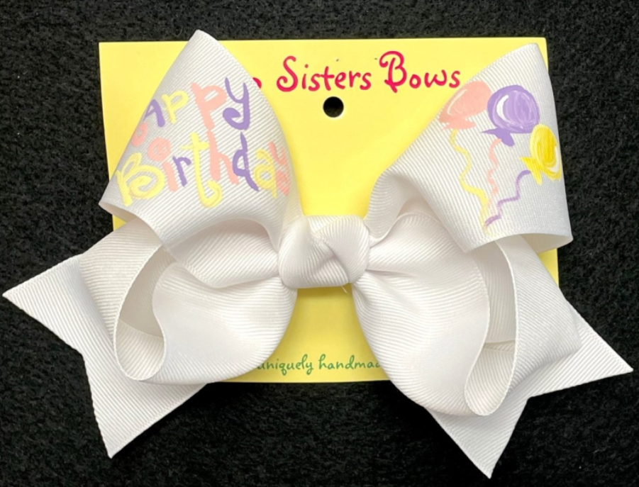 Hand Painted Bows - Two Sisters Bows