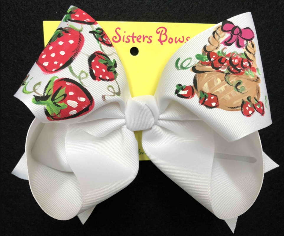 Hand Painted Bows - Two Sisters Bows