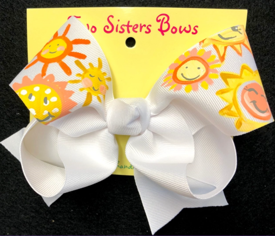 Hand Painted Bows - Two Sisters Bows