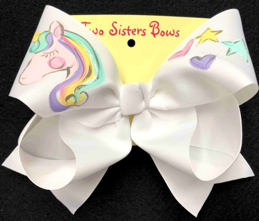 Hand Painted Bows - Two Sisters Bows