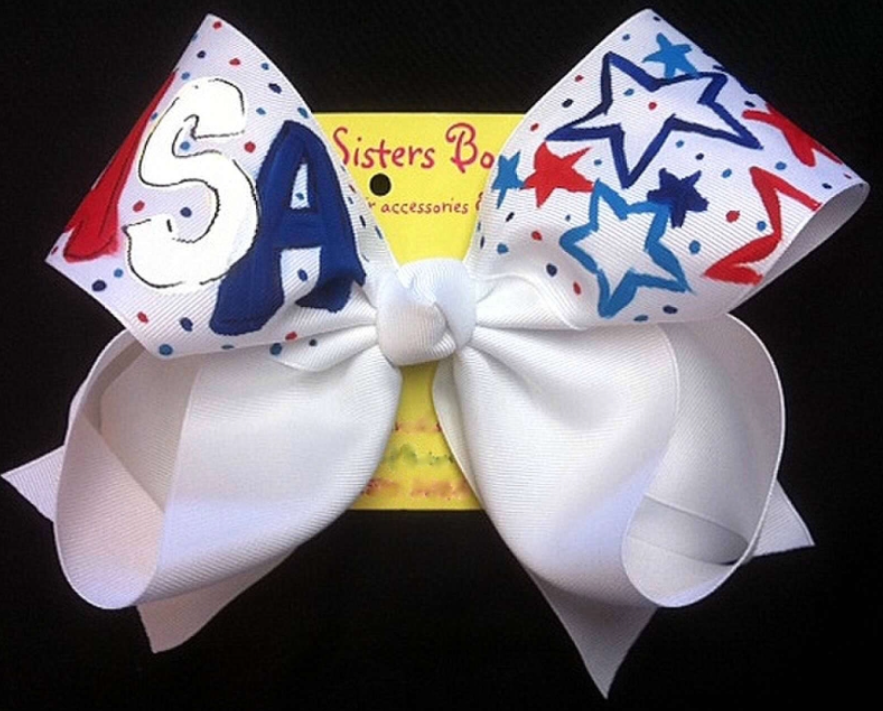 Hand Painted Bows - Two Sisters Bows