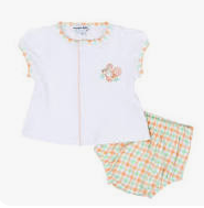 Magnolia Baby Fall Squirrel Diaper Set or Bubble