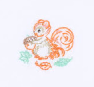 Magnolia Baby Fall Squirrel Diaper Set or Bubble