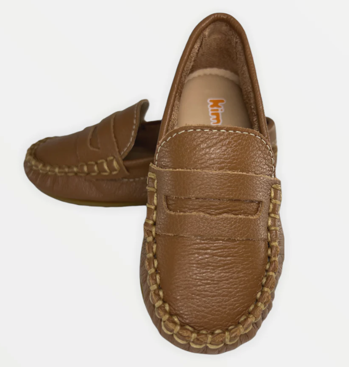 Boys Leather Loafer Shoes