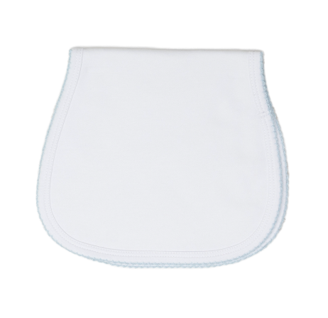 White Burp Cloths - The Oaks Apparel