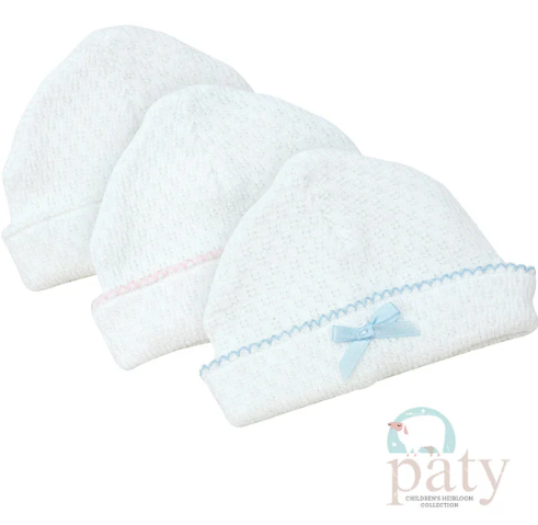 White Paty Knit Saylor Cap