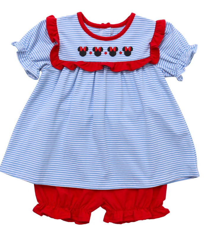 Minnie Mouse Bloomer Set - Itsy Bitsy