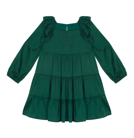 Mistletoe Green Dress - Isobella & Chloe