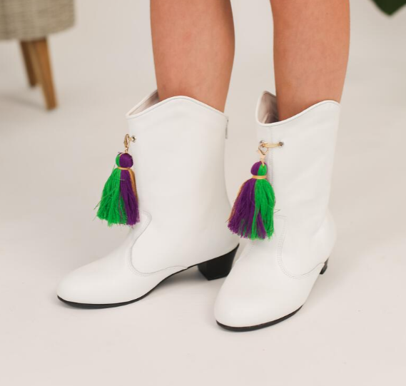 Mardi Gras Majorette Boots with Tassel - Blended Spirit