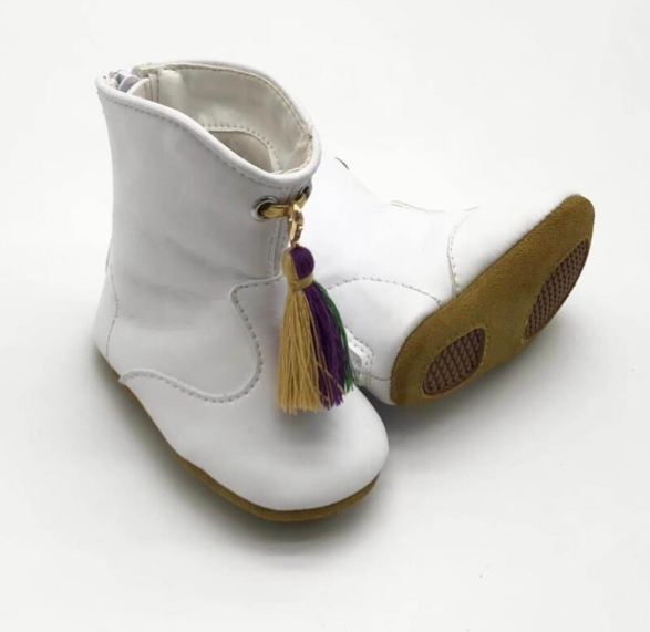 Mardi Gras Majorette Boots with Tassel - Blended Spirit