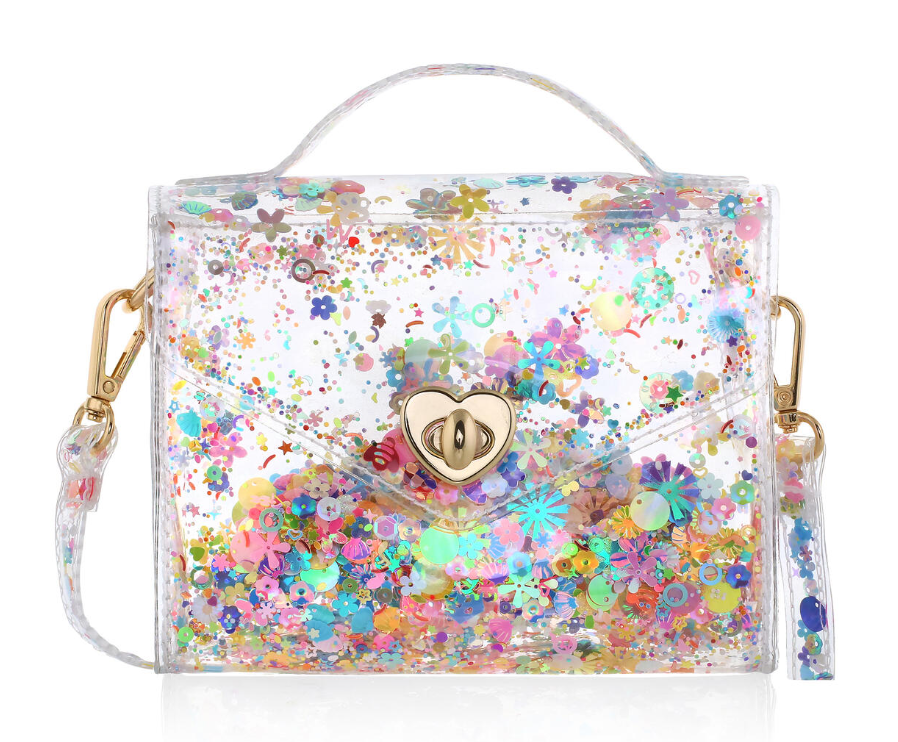 Rainbow Sparkle Gussie Purse - Carrying Kind