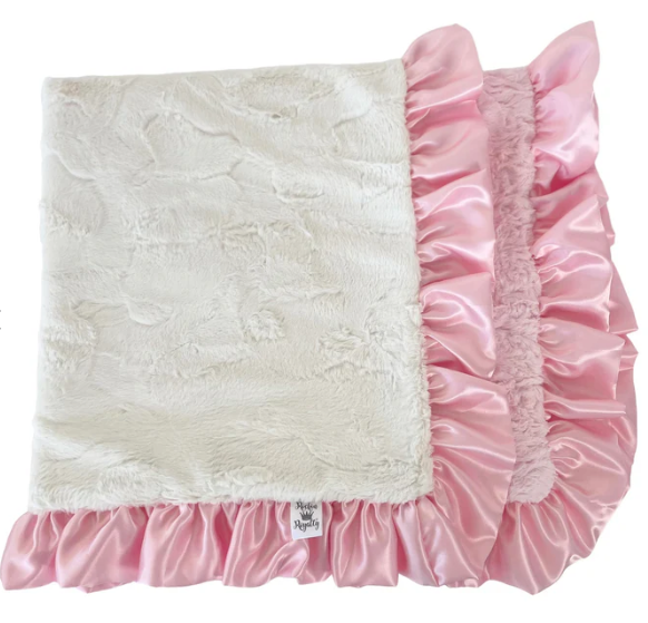 Pink Luxury Swaddle Blanket - Rockin Royalty