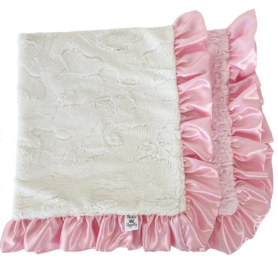 Pink Luxury Baby Blanket - Rockin Royalty