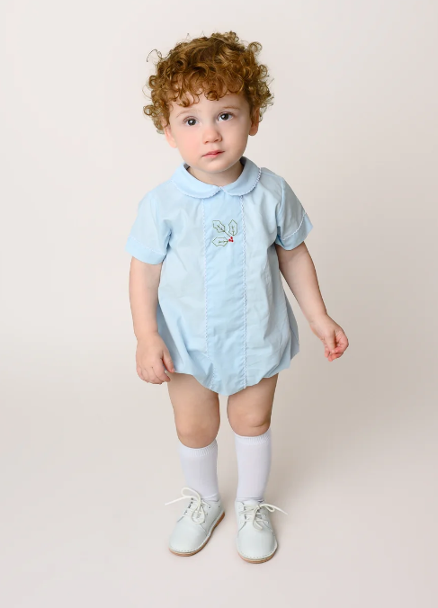 Boys Blue Holly Bubble - Lullaby Set