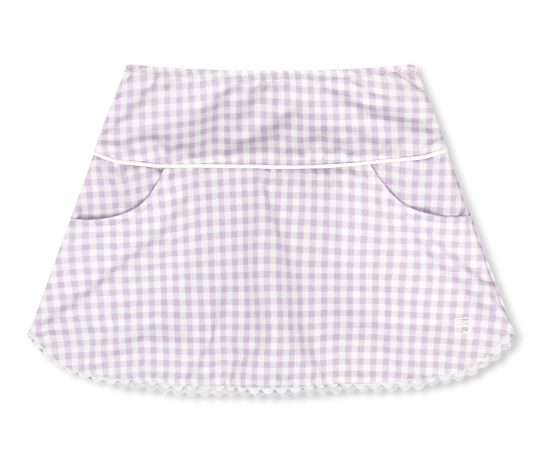 Tiffany Skort - Petal Purple Gingham - Set Athletics