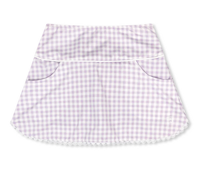 Tiffany Skort - Petal Purple Gingham - Set Athletics