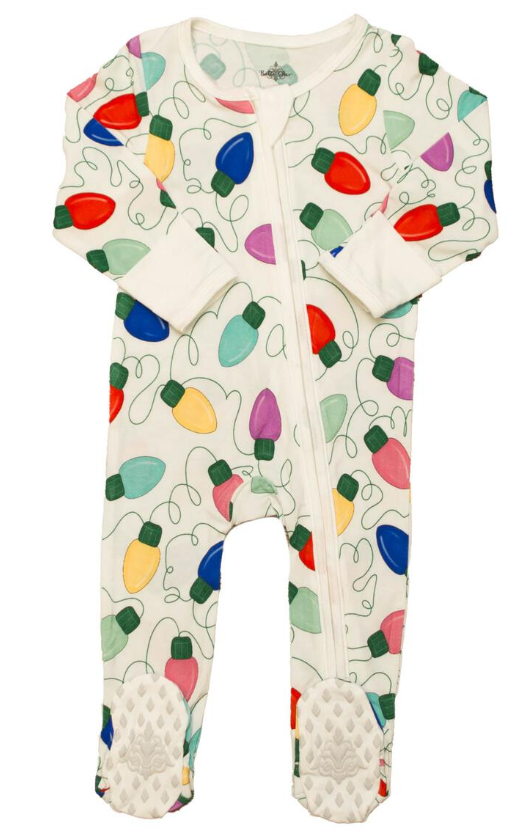 Christmas Lights Bamboo Pajamas - Belle Cher