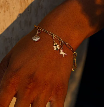 Seashell Gold Charm - EthicGoods