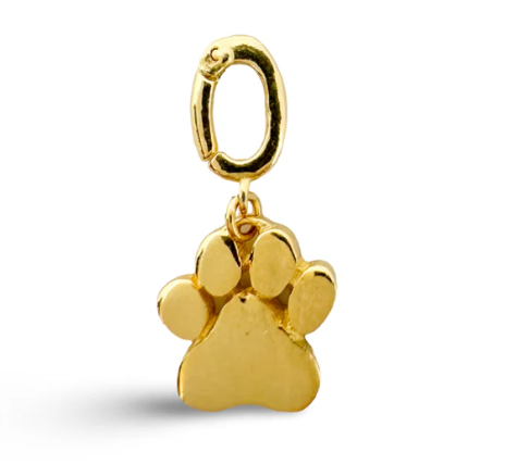 Paw Print Gold Charm - EthicGoods