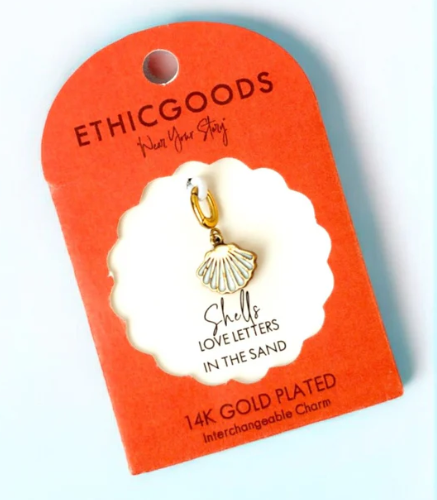 Seashell Gold Charm - EthicGoods