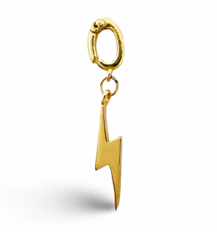 Lightning Bolt Gold Charm - EthicGoods