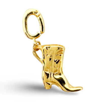Cowgirl Boot Gold Charm - EthicGoods