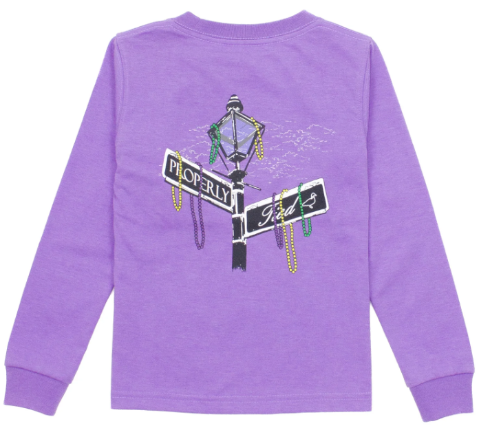 Boys Rue PT LS Light Purple - Properly Tied