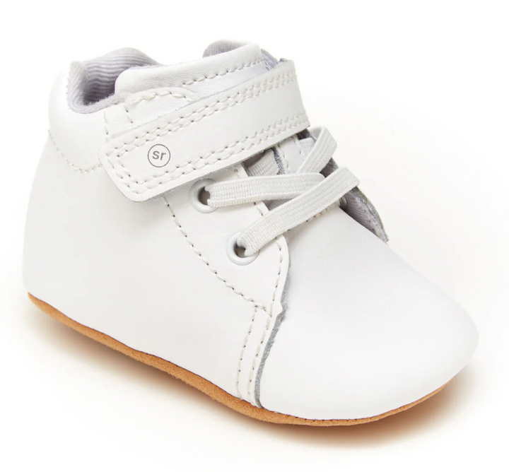 White Soft Bottom Baby Shoe - stride rite