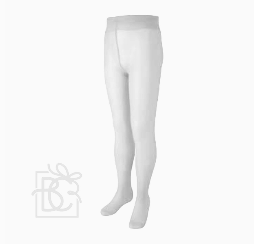 White Microfiber Tights - CARLOMAGNO 3/6M