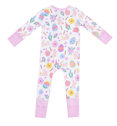 Easter Bunnies Pink Convertible Footie - Angel Dear