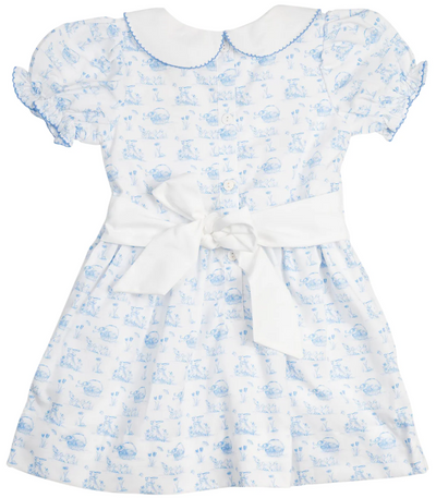 Bunny Toile Dress - Smockingbird