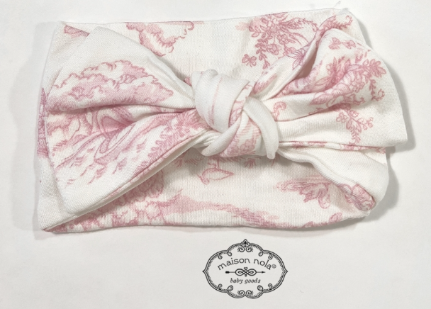 Storyland Pink Bamboo Headband Bow - Maison Nola