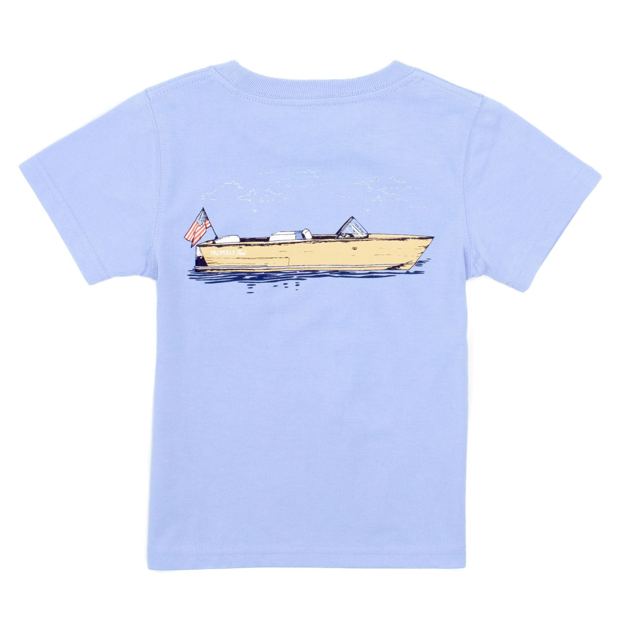 American Wooden Boat Tee - Properly Tied