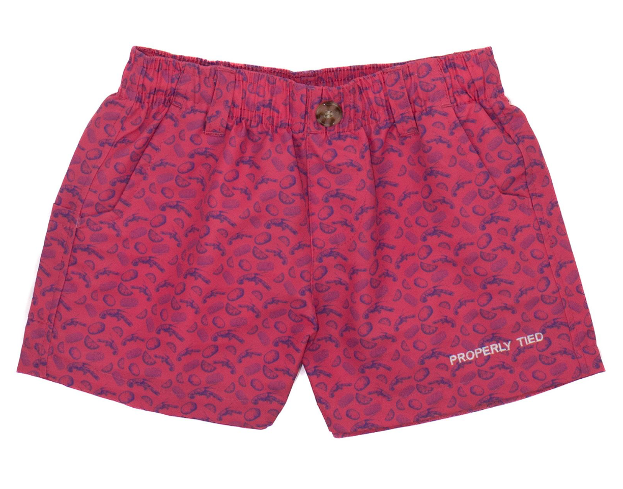 Boys Crawfish Shorts - Properly Tied