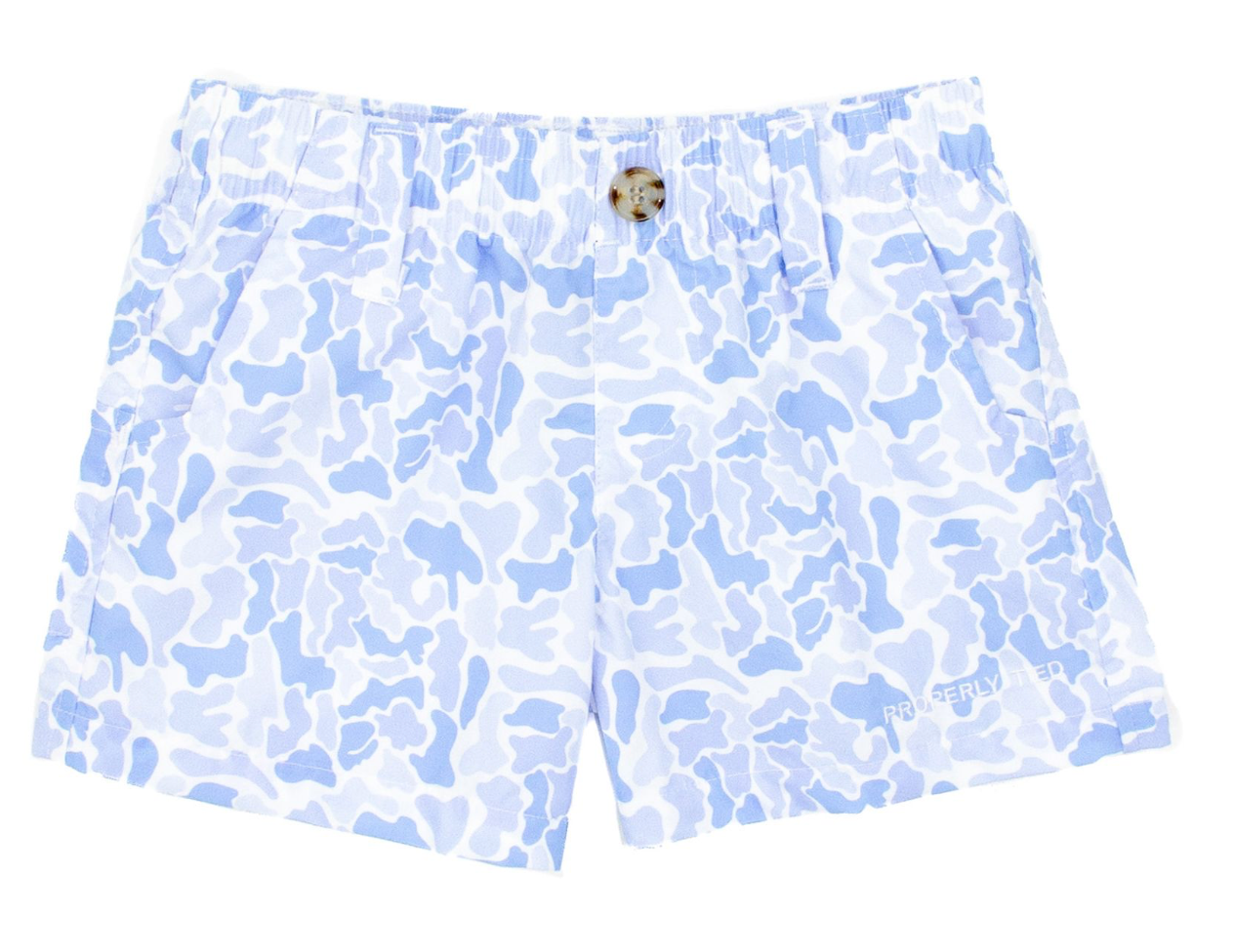 Blue River Camo Shorts - Properly Tied