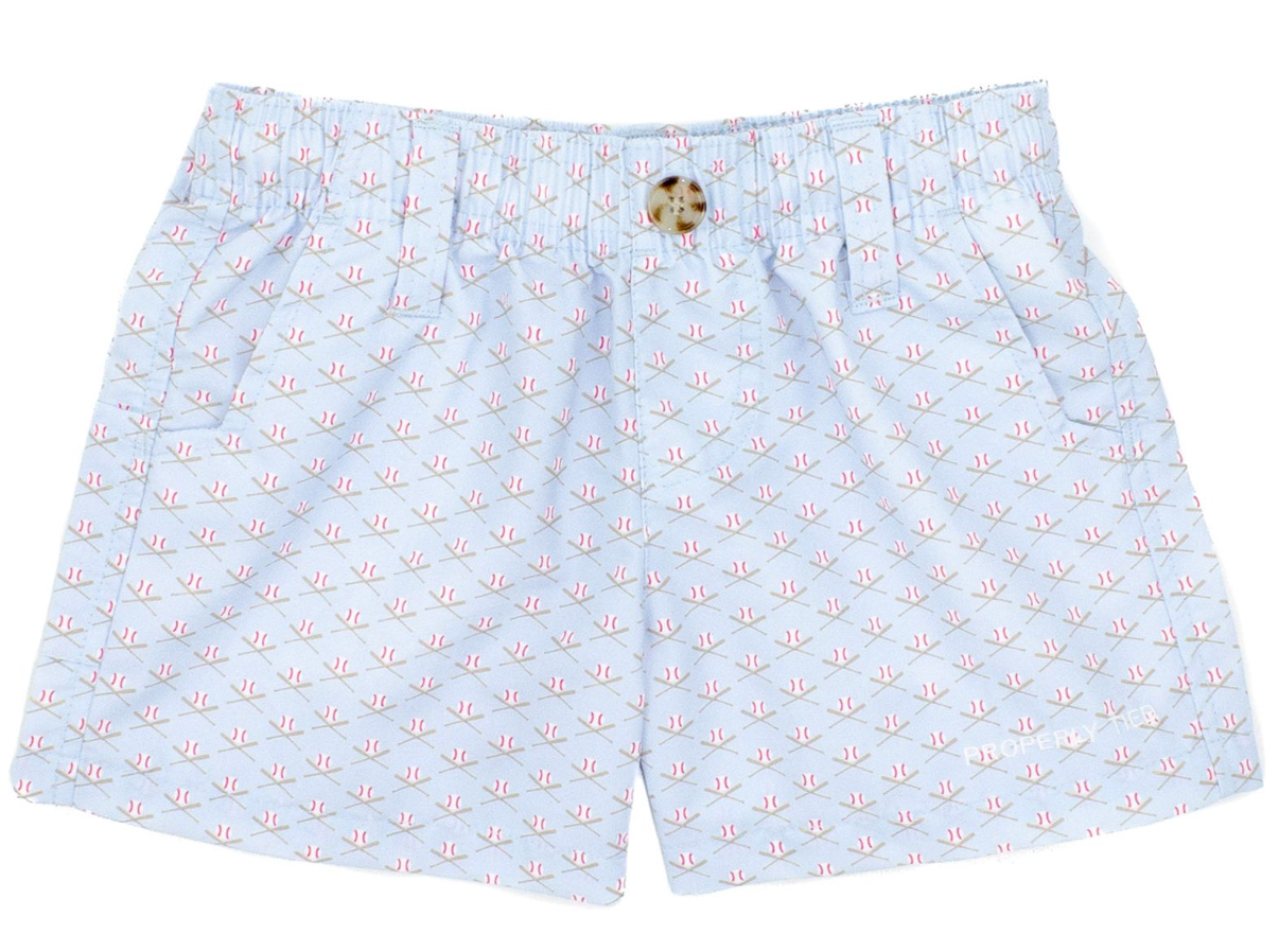 Boys Baseball Shorts - Properly Tied