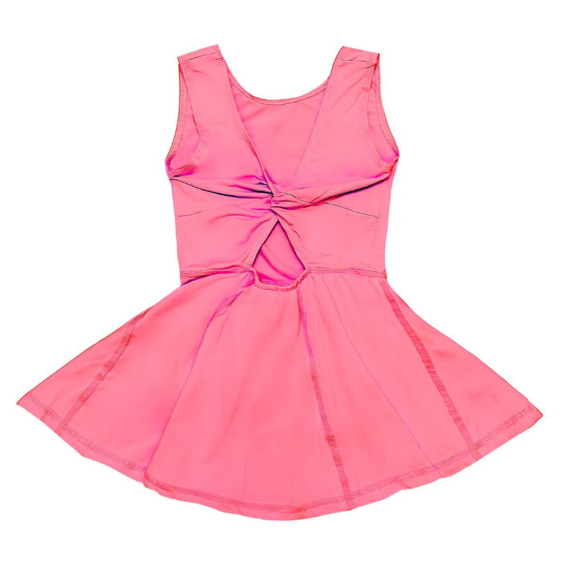 Hot Pink Athletic Dress - Belle Cher